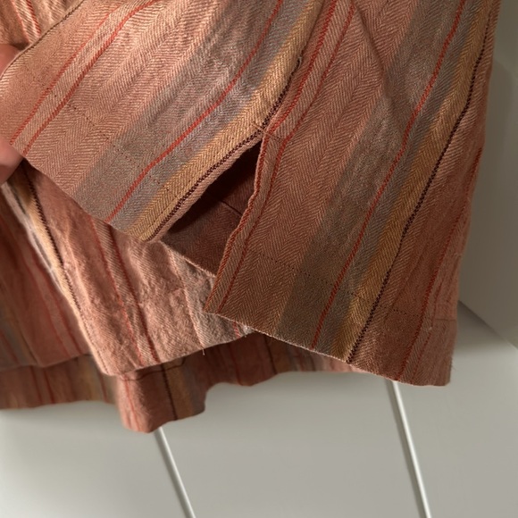 Madewell Stripe stretch cotton and linen button up - Picture 8 of 9